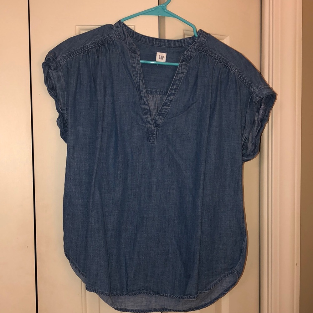 Chambray Top